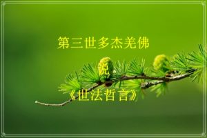 第三世多杰羌佛